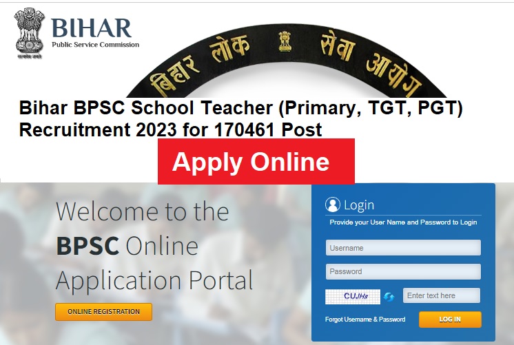 BPSC Teacher Recruitment 2023: Registration begins at bpsc.bih.nic.in, link here